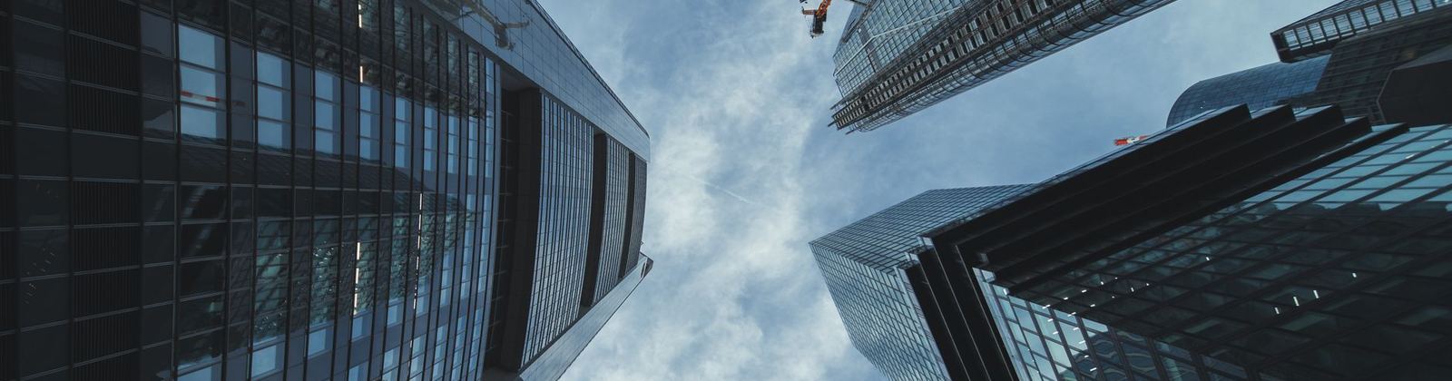 Skyscrapers in a financial district